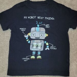3 for $10! Black Robot T Shirt